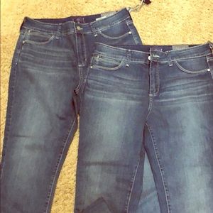 2 pairs NWT NYDJ 14 skinny